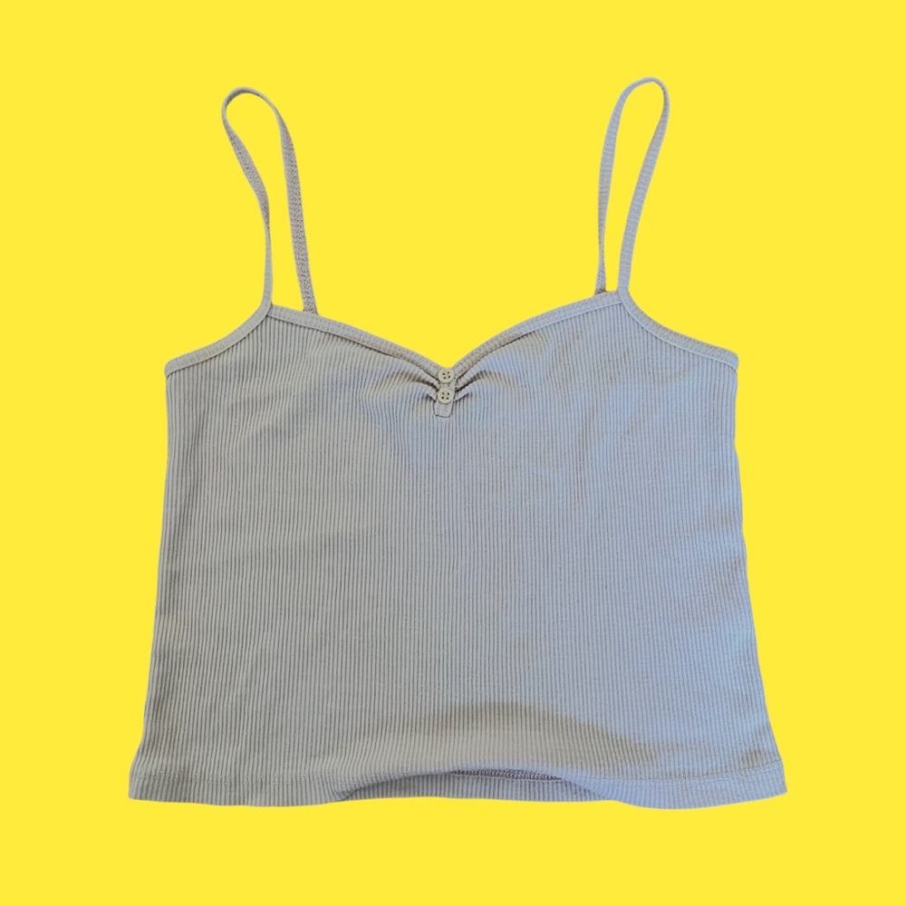 baby light pink brandy melville tank crop top